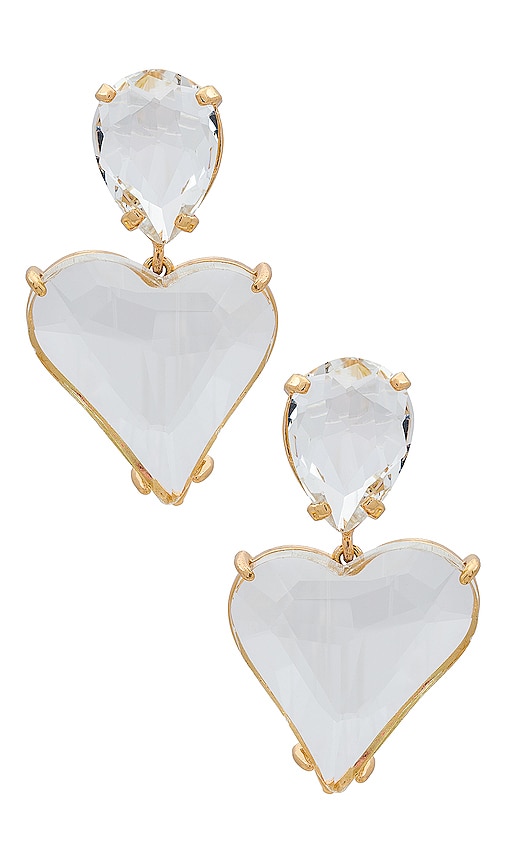 8 Other Reasons Heart Drop Earrings in Gold