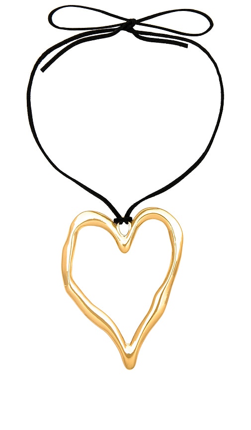 8 Other Reasons Love Pendant Necklace In Metallic Gold
