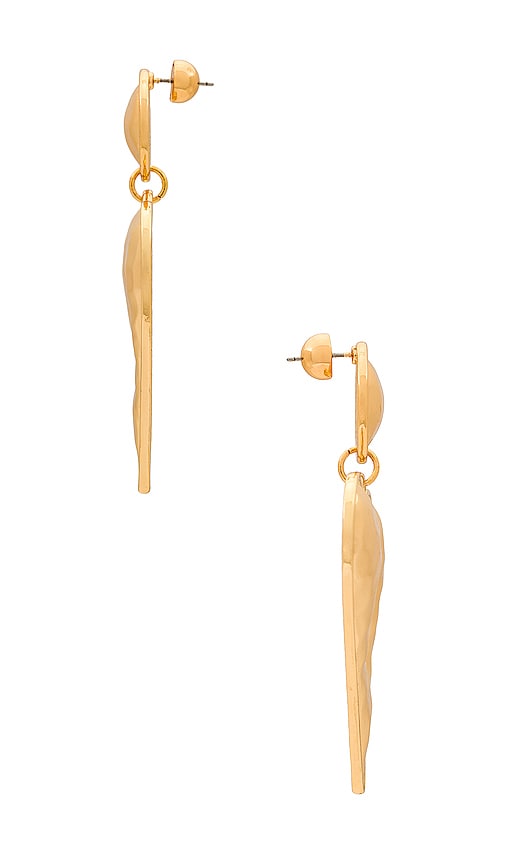 Shop 8 Other Reasons Heart Of Gold Earrings In Metallic Gold