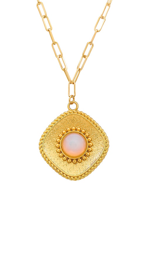 Shop 8 Other Reasons Alert Necklace In Metallic Gold
