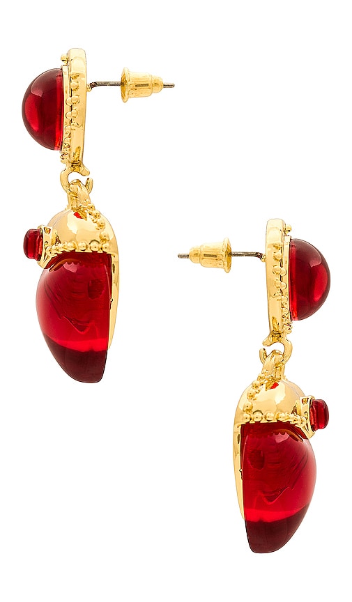 Shop 8 Other Reasons Crown Jewels Earrings In Red
