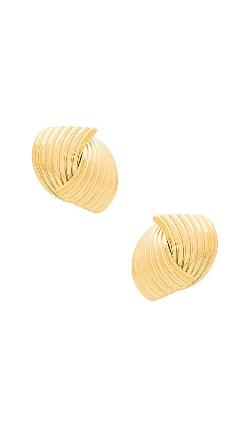 Shop 8 Other Reasons Circle Wrap Earrings In 金色