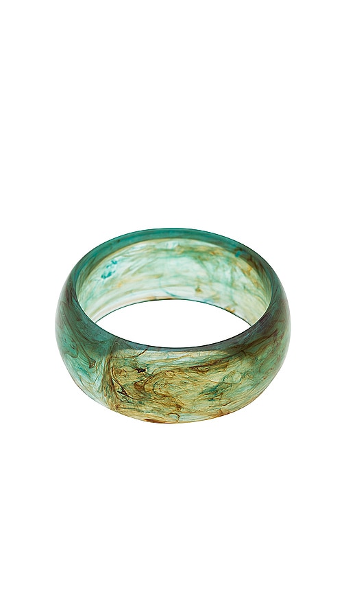 Shop 8 Other Reasons Acetate Bangle In Green