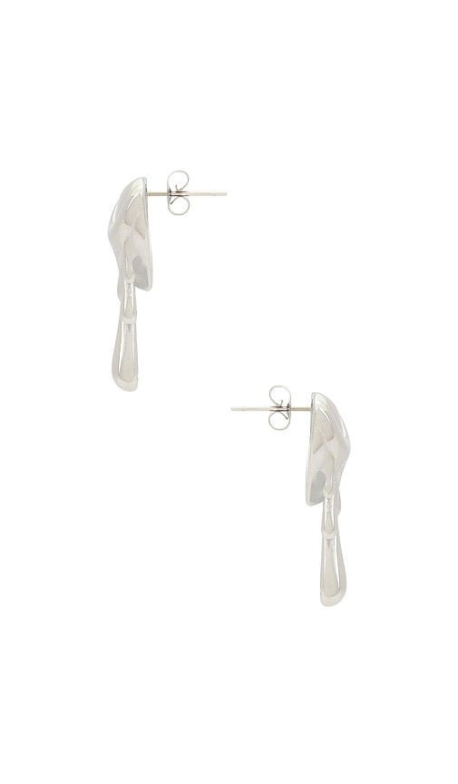 Shop 8 Other Reasons Melting Heart Earrings In Metallic Silver