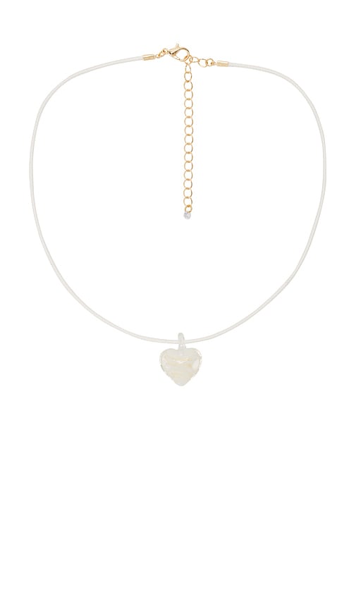 8 Other Reasons Rope Heart Necklace In Metallic