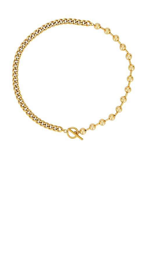 8 Other Reasons Dual Chain Choker In Metallic Gold