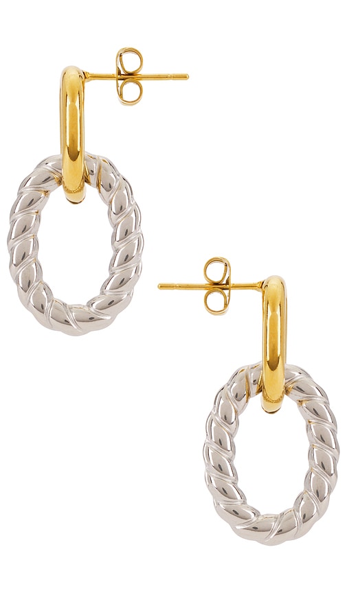 8 Other Reasons Naomi Drop Earrings In Metallic Silver