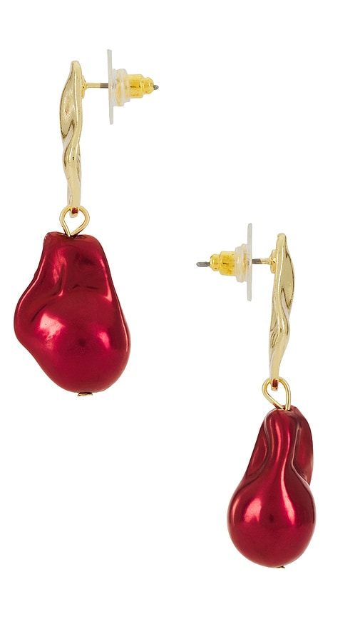 8 Other Reasons Roma Dainty Drop Earrings In Metallic Gold