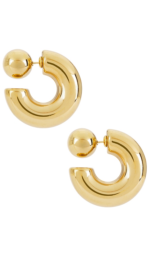 8 Other Reasons Demi Huggies Earrings In Metallic Gold