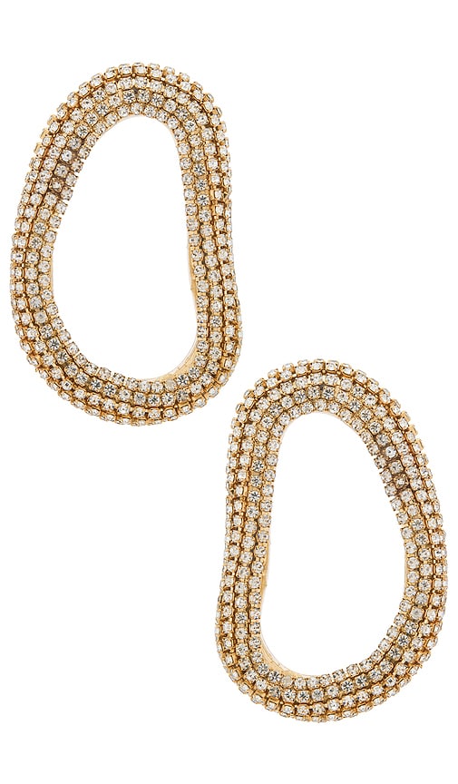 8 Other Reasons Oblique Stud Earrings In Gold