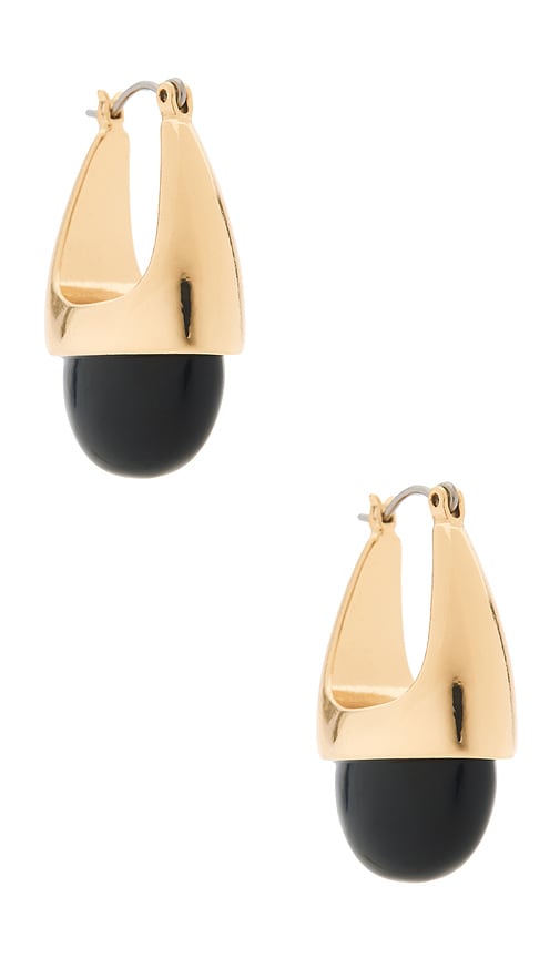 Mez Drop Hoop Earrings