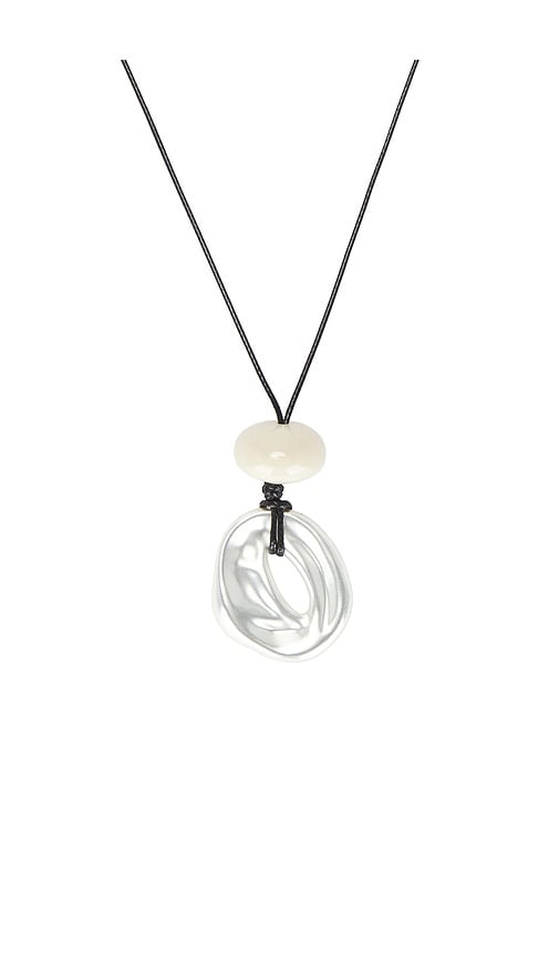 8 Other Reasons Leather Cord Necklace In Silver