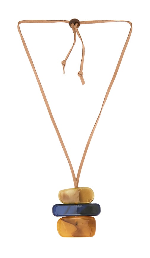 8 Other Reasons Stacked Cord Necklace In Brown