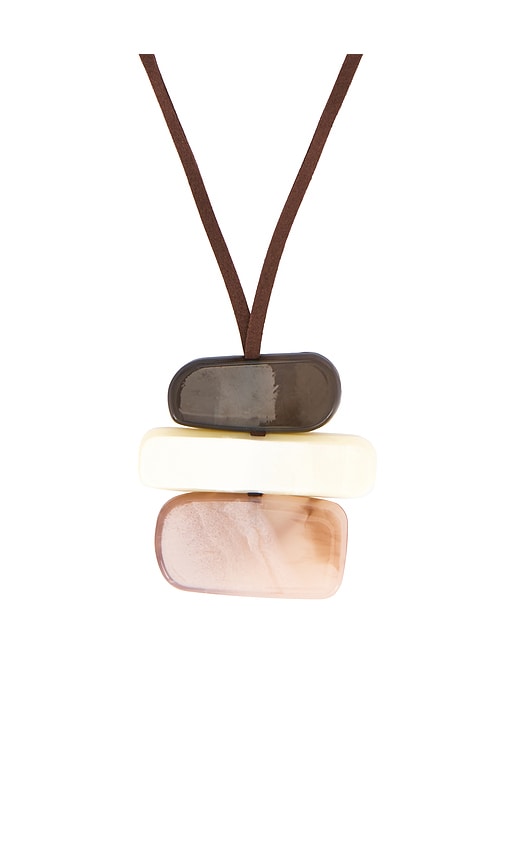 8 Other Reasons Stacked Cord Necklace In Brown