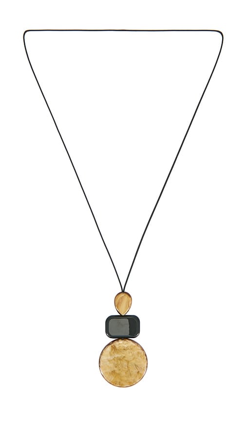 8 Other Reasons Marble Sun Cord Necklace In Black