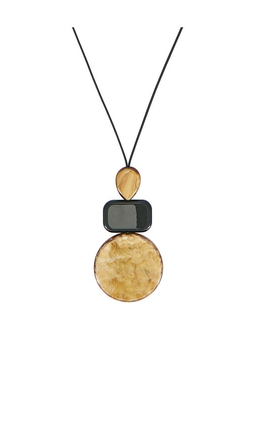 8 Other Reasons Marble Sun Cord Necklace In Black