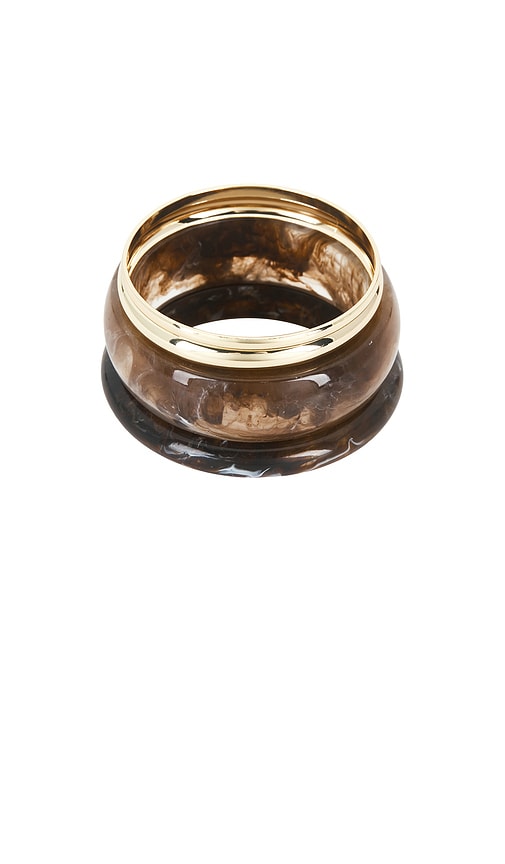 8 Other Reasons Mira Bangle Stack in Brown