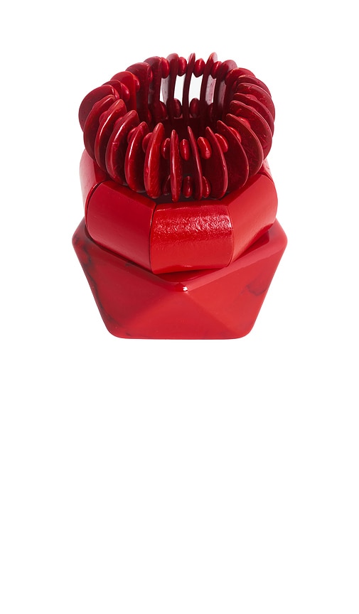 Talia Stack Set Of 3 by 8 Other Reasons in Red
