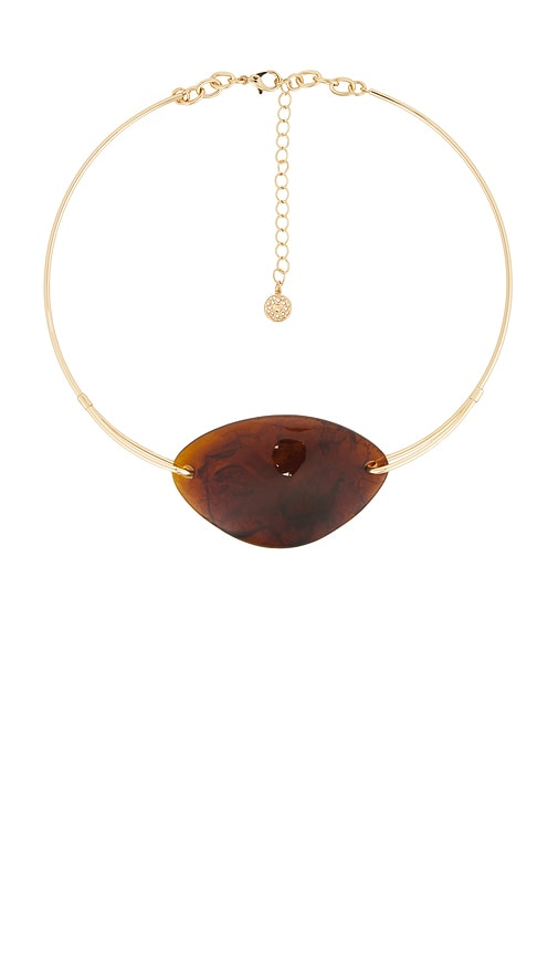Amber Dome Choker by 8 Other Reasons in Brown