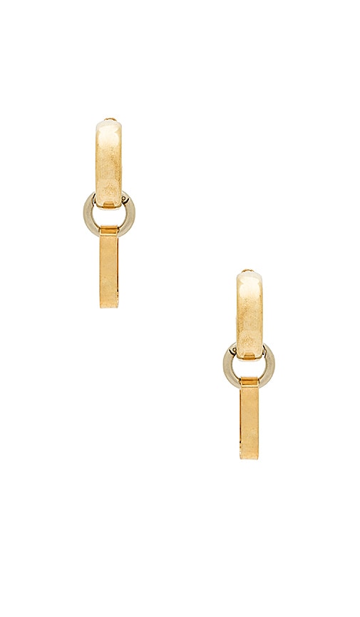X REVOLVE Link Hoop Earrings