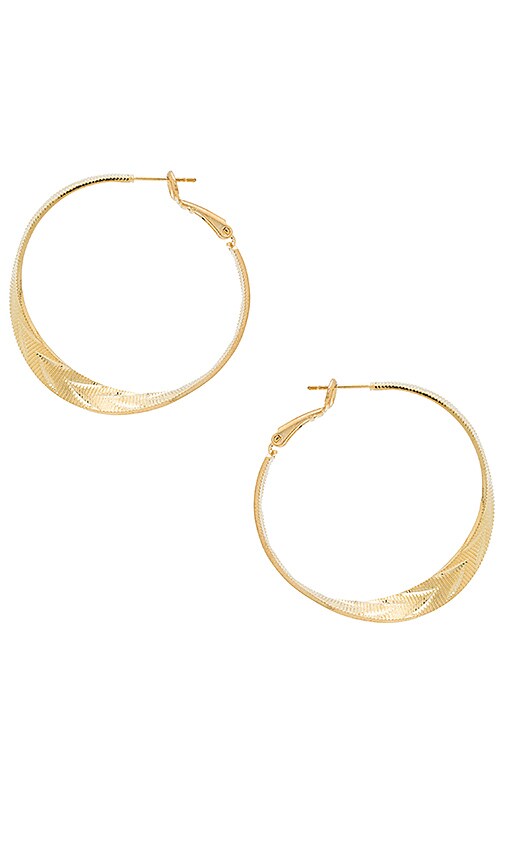 Etched Hoop Earrings