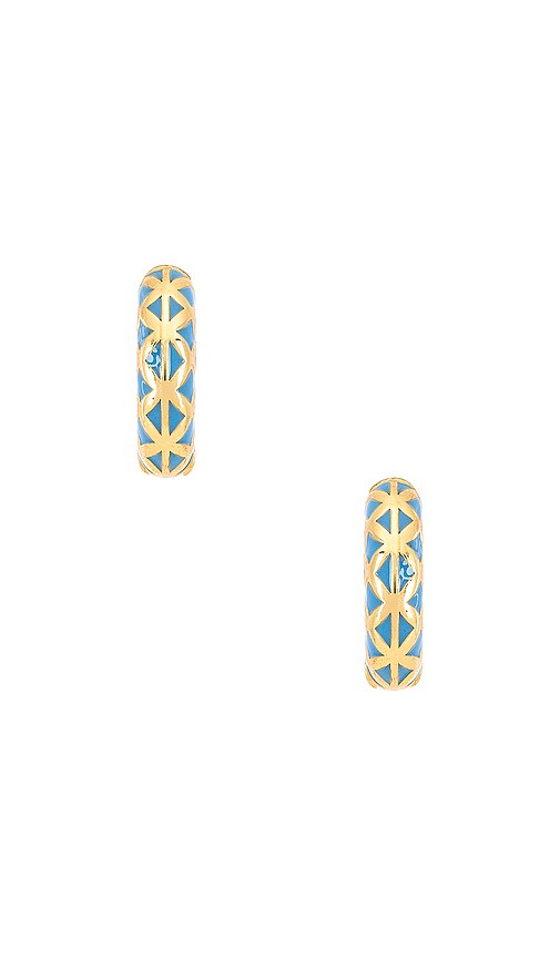 Posh Blue Earrings