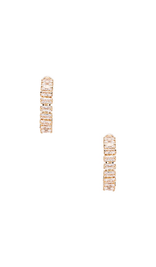 8 Other Reasons Stay The Night Earrings in Metallic Gold.