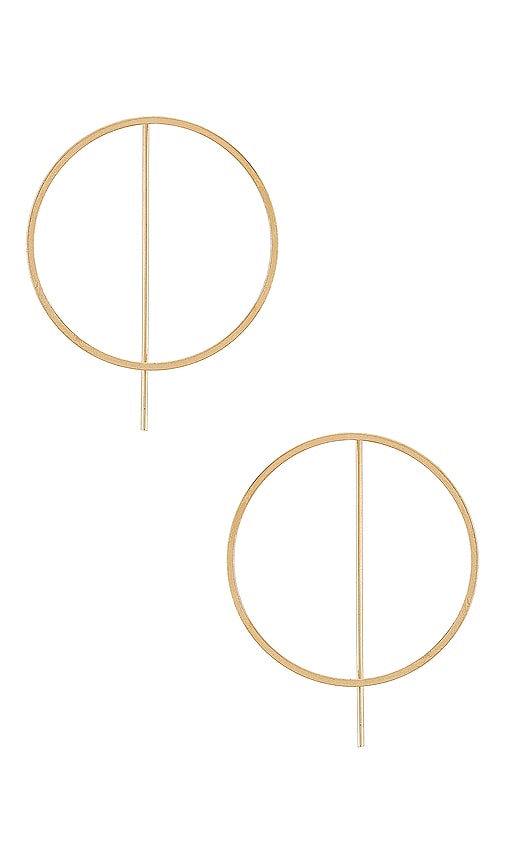 8 Other Reasons Lights Out Hoop Earrings in Gold | REVOLVE