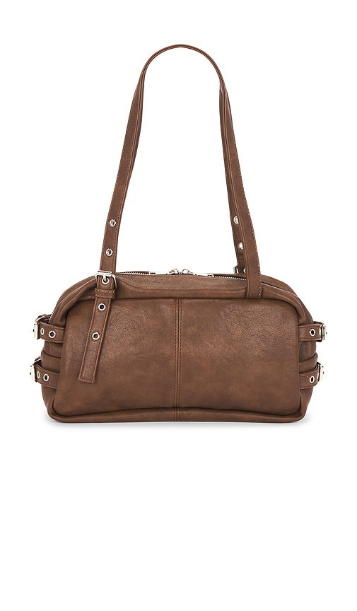 Faux Nappa Shoulder Bag