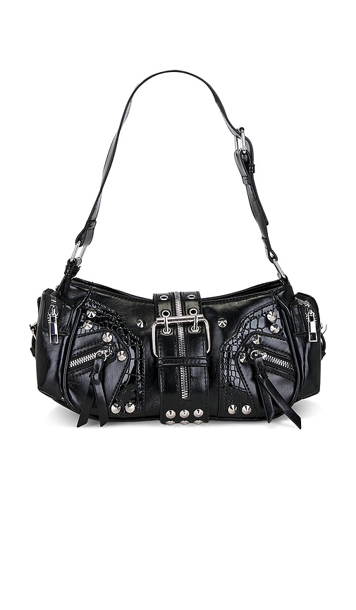 Faux Nappa Shoulder Bag
