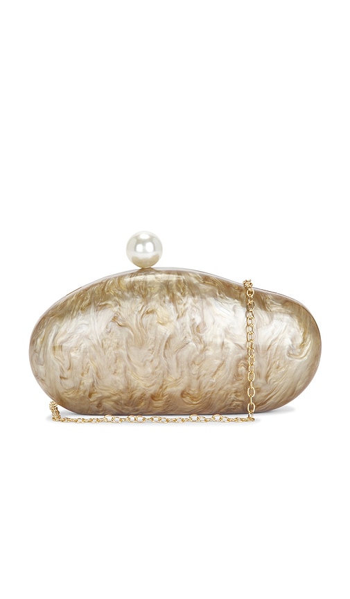 Marbled Acrylic Clutch Bag