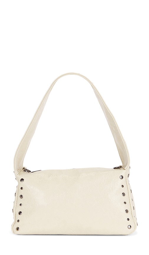 8 Other Reasons Slouchy Faux Leather Hobo Bag in White.