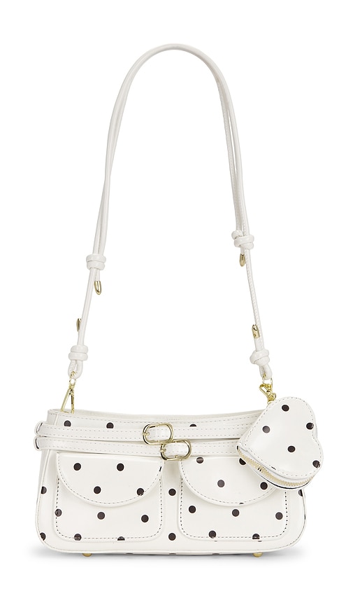 Polka Dot Crossbody Bag by 8 Other Reasons in White Black Polka Dot
