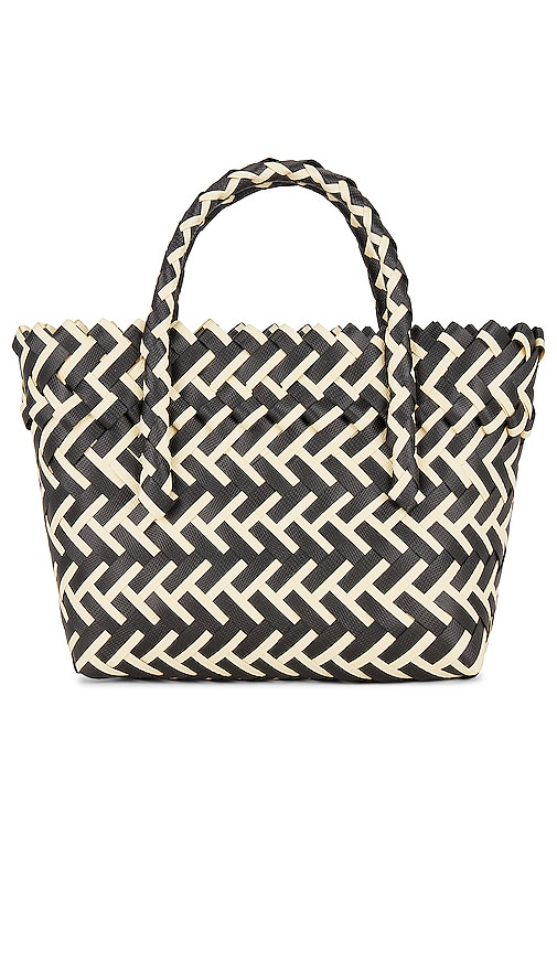 8 Other Reasons Criss Cross Tote In Black & White