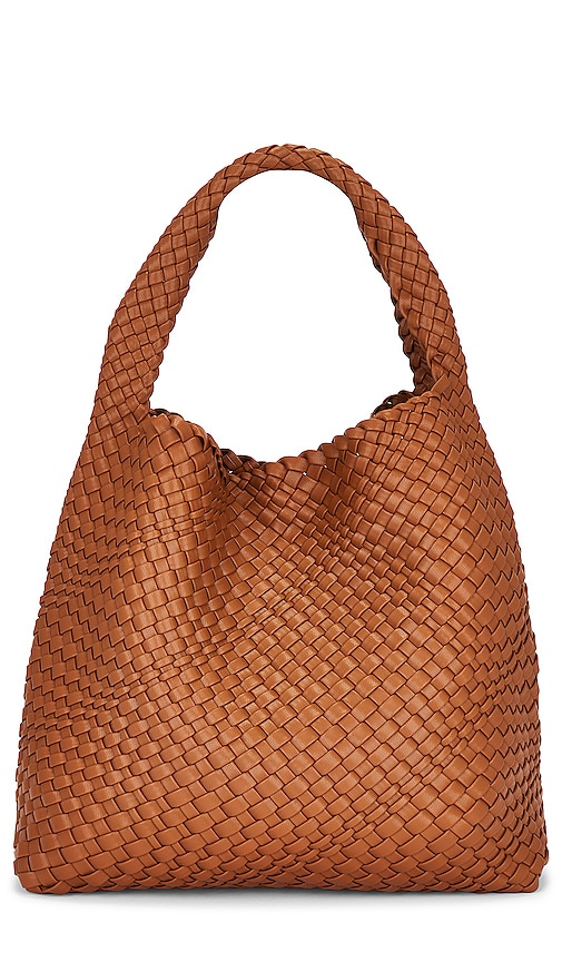 8 Other Reasons Weaved Tote In Cognac