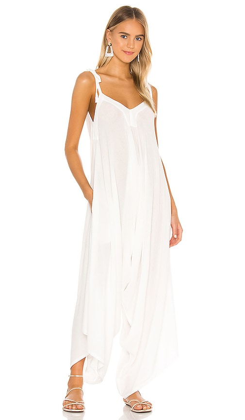 9 Seed Bali Jumpsuit in White | REVOLVE