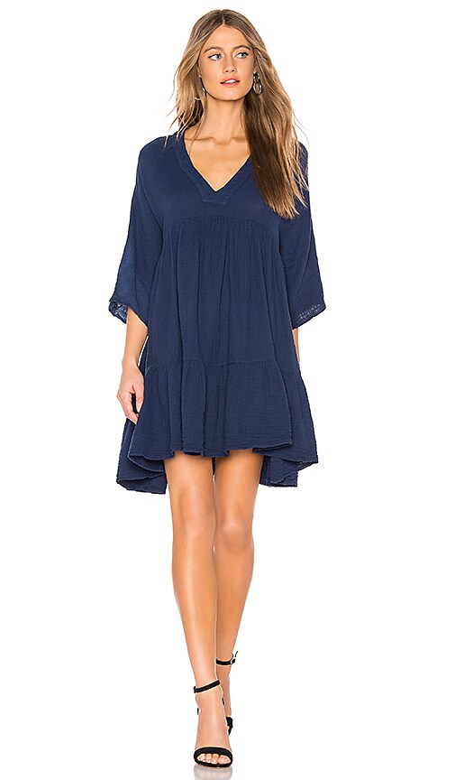 9 Seed Marbella Ruffle Tier Dress in Pacific REVOLVE