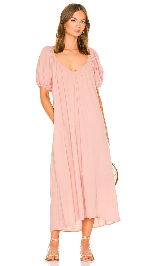 9 Seed Sand Hill Cove Midi Dress in French Rose | REVOLVE