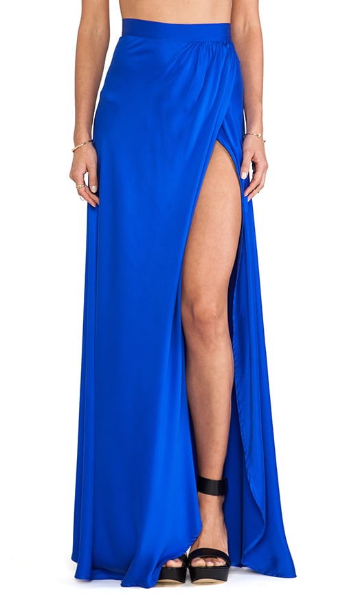 blue envelope skirt