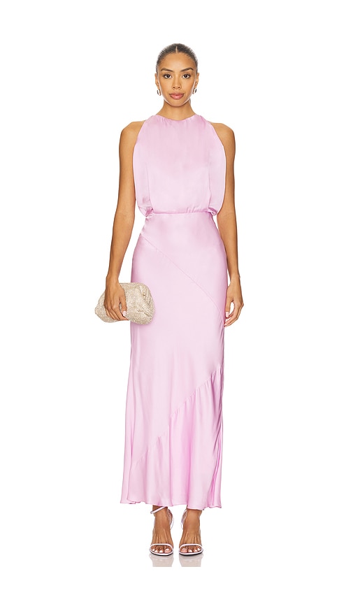 Blousen Midi Dress in Pink. - size 2 (also in 8)