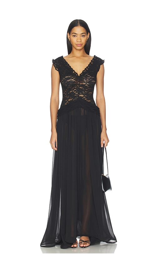 Arabella Dress in Black. - size XS (also in S, M, L, XL)