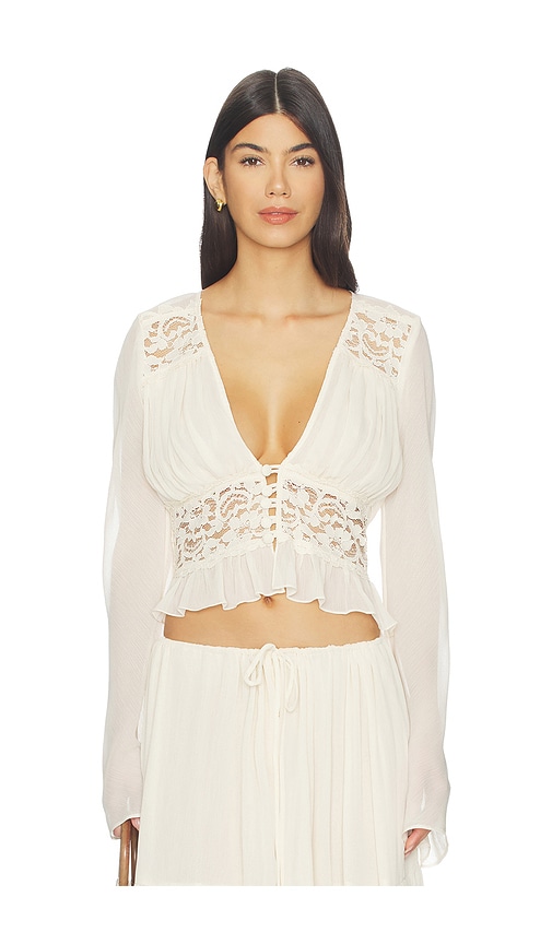 Arcina Ori Alessandra Top in Cream. - size M (also in XS)