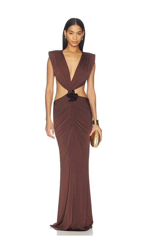 AWAVE Studio The Faye Umber Maxi Dress