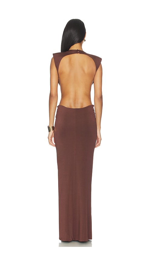  Awave Studio Maxikleid Faye In Brown. Größe S. Also In M, L, Xl. 