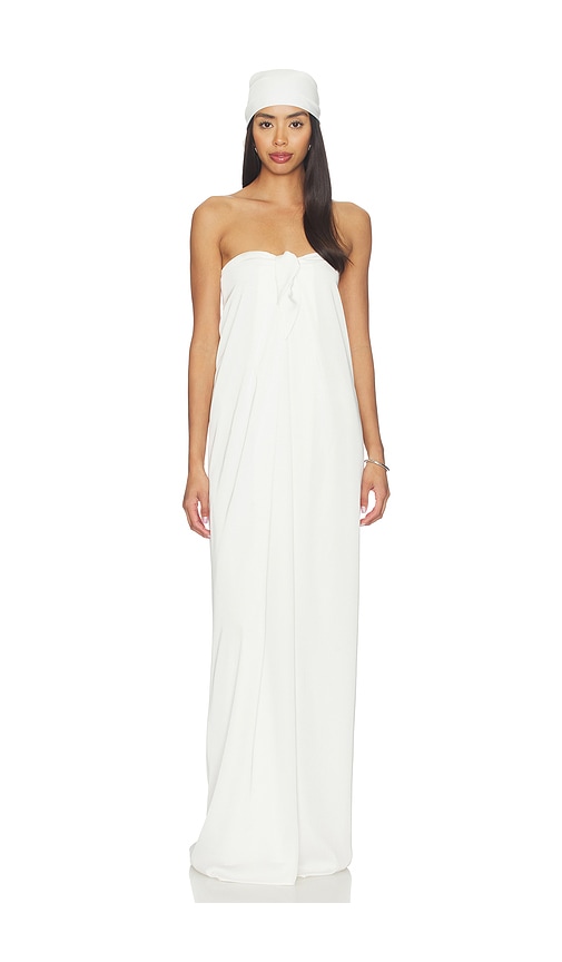 white christmas dresses CECILY MAXI DRESS