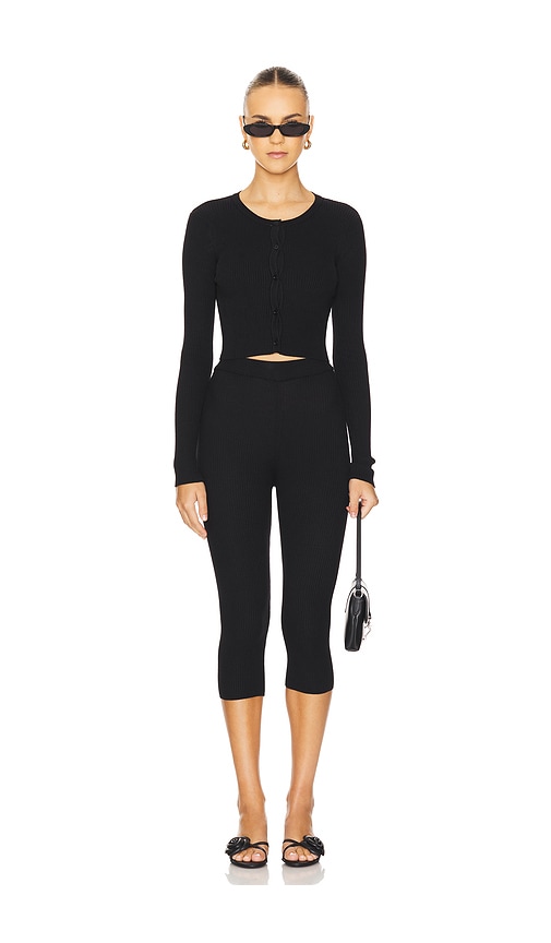 All The Ways Jude Knit Set In Black