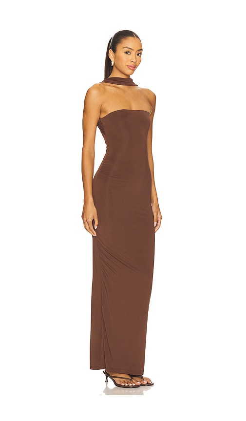 All The Ways Brissa Maxi Dress In Brown