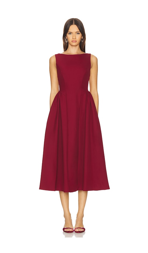 All The Ways Julie Maxi Dress In Burgundy