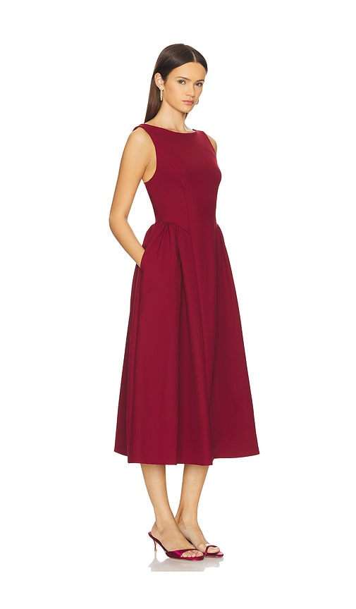 All The Ways Julie Maxi Dress In Burgundy