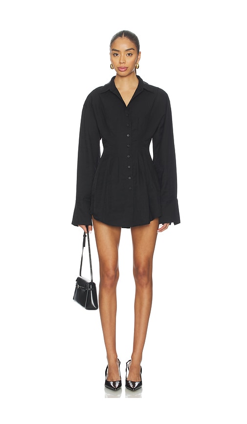 asos black bridesmaid dress Shanti Mini Dress Black